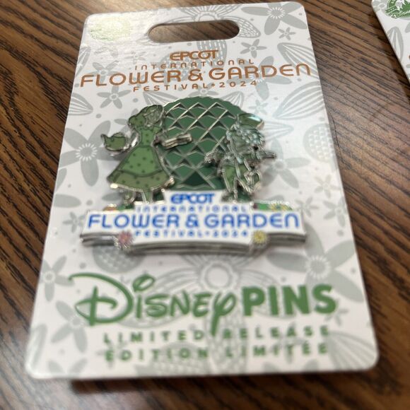 2024 Disney Parks EPCOT Flower & Garden Festival Alice In Wonderland Topiary Pin - Picture 3 of 6